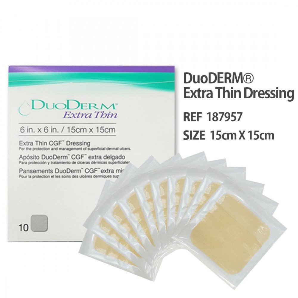 ConvaTec DuoDERM Extra Thin Dressings 187957 (6 X 6Inches, 10 Count)